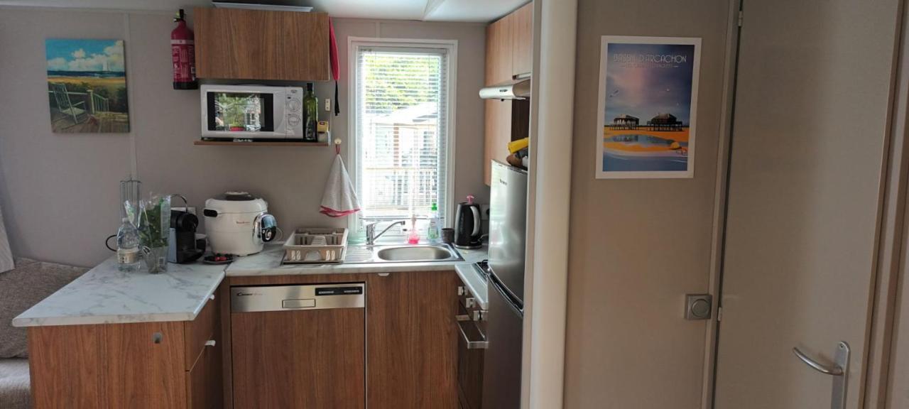 Mobilhome Tout Confort Les Viviers Lège-Cap-Ferret Exterior foto